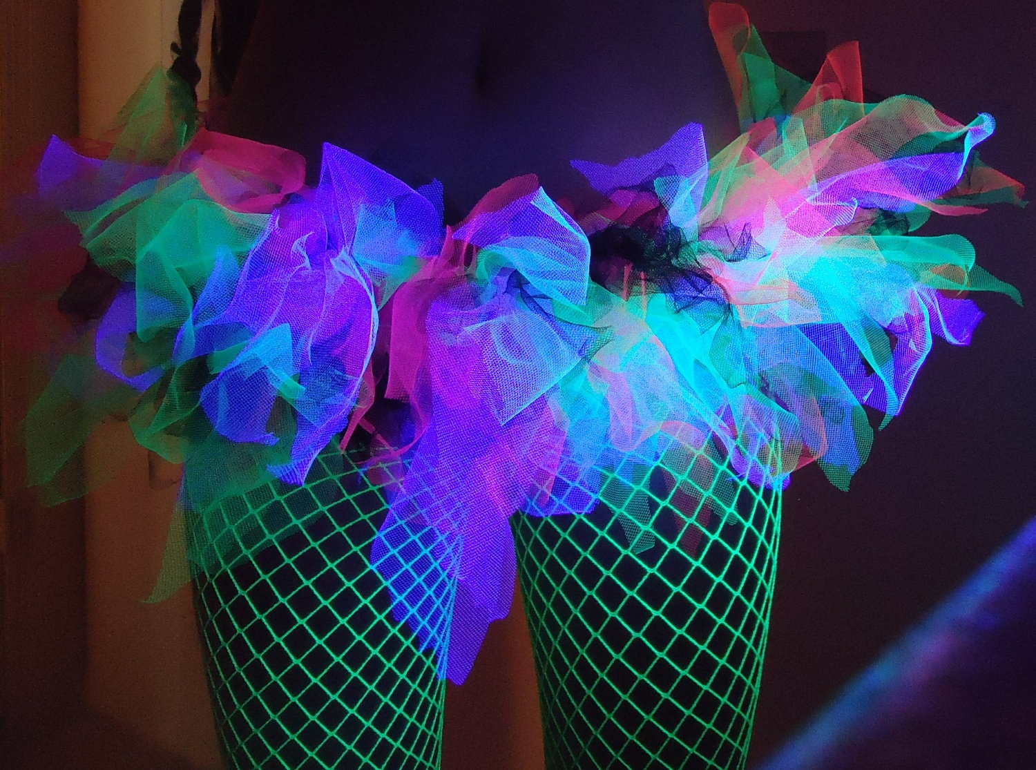 Black Light Reactive Neon Tutu