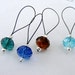 Snag free stitch marker glass beads set of 4