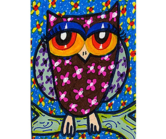 Owl Art Print Art For Children Kids Wall Art Girls Room