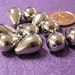 10pc antique silver acrylic teardrop beads-1497