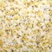 Half Yard Length of Vintage Sheet Fabric - Busy Yellow Flowers