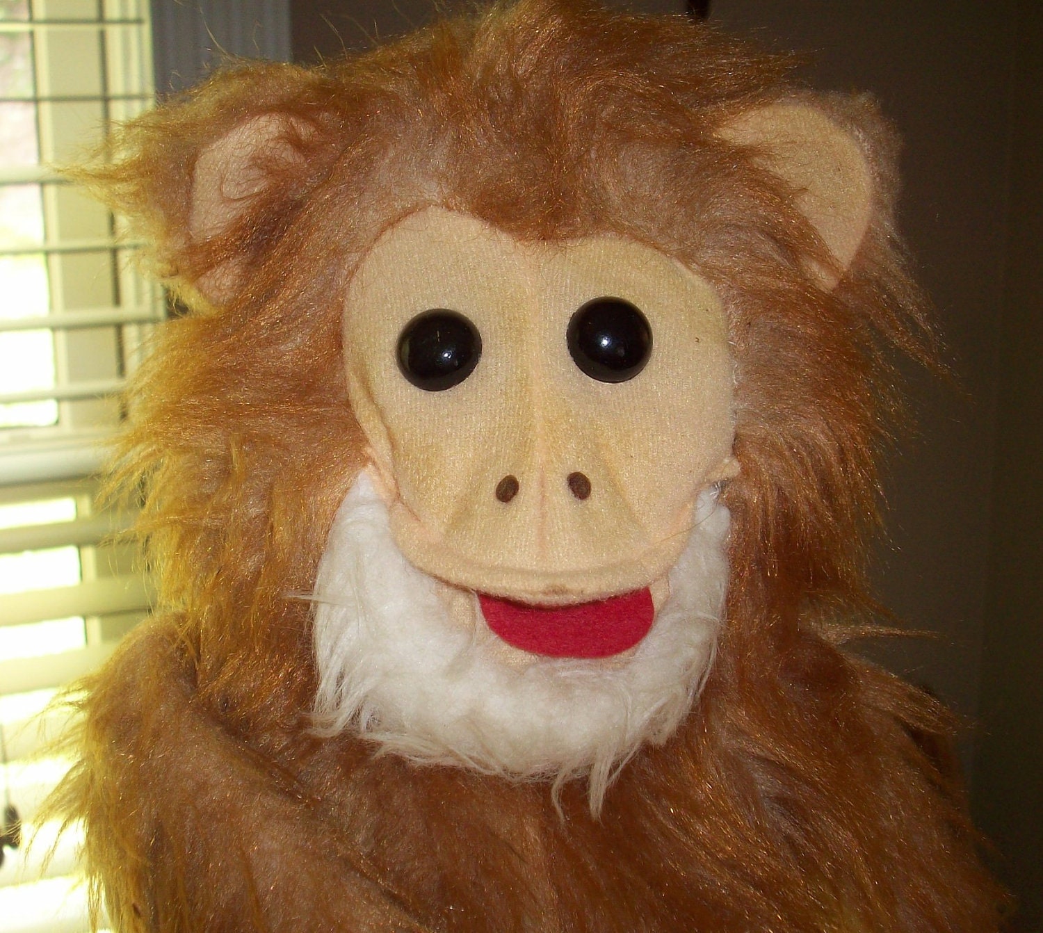 vintage stuffed monkey