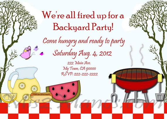 Free Bbq Invitation Template 9