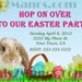 Easter Bunny Egg Hunt Invitation diy Printable Party Invites Personalized Custom Orders