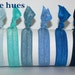 The Latest in Hair Ties - 6 Count Blue Hue Package