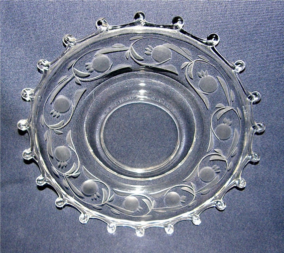 Heisey Glass pattern 1540 crystal clear Lariat blank