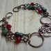 Celtic Springtime Scroll and Hoop Bracelet - Celtic Jewelry