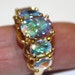 Vintage Sterling AB Crystal Ring