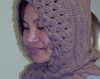Crocodile Stitch Hood and Cowl - H3