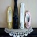 Country French Wooden Sconces, White/Pink/Yellow/Black, Shabby Chic Hanging Candle Holders, Vintage Wall Decor