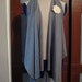 Repurposed Vest Shawl Upcycled Size S M