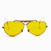 Vintage Ray Ban Bausch and Lomb Gold Overlay Kalichrome Shooter Sunglasses.