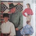 Sewing Patterns Womens Mens Shirts Blouses Tops McCall's Patterns 7123