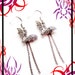 Wicked Vampire Bat Earrings- goth- bridal- silver tone- steampunk- fantasy- metal- earrings- punk- hot