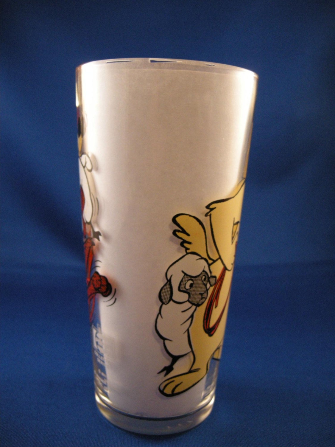wile e coyote pepsi glass