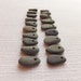 Small Beach Pebble Beads - Set of 19