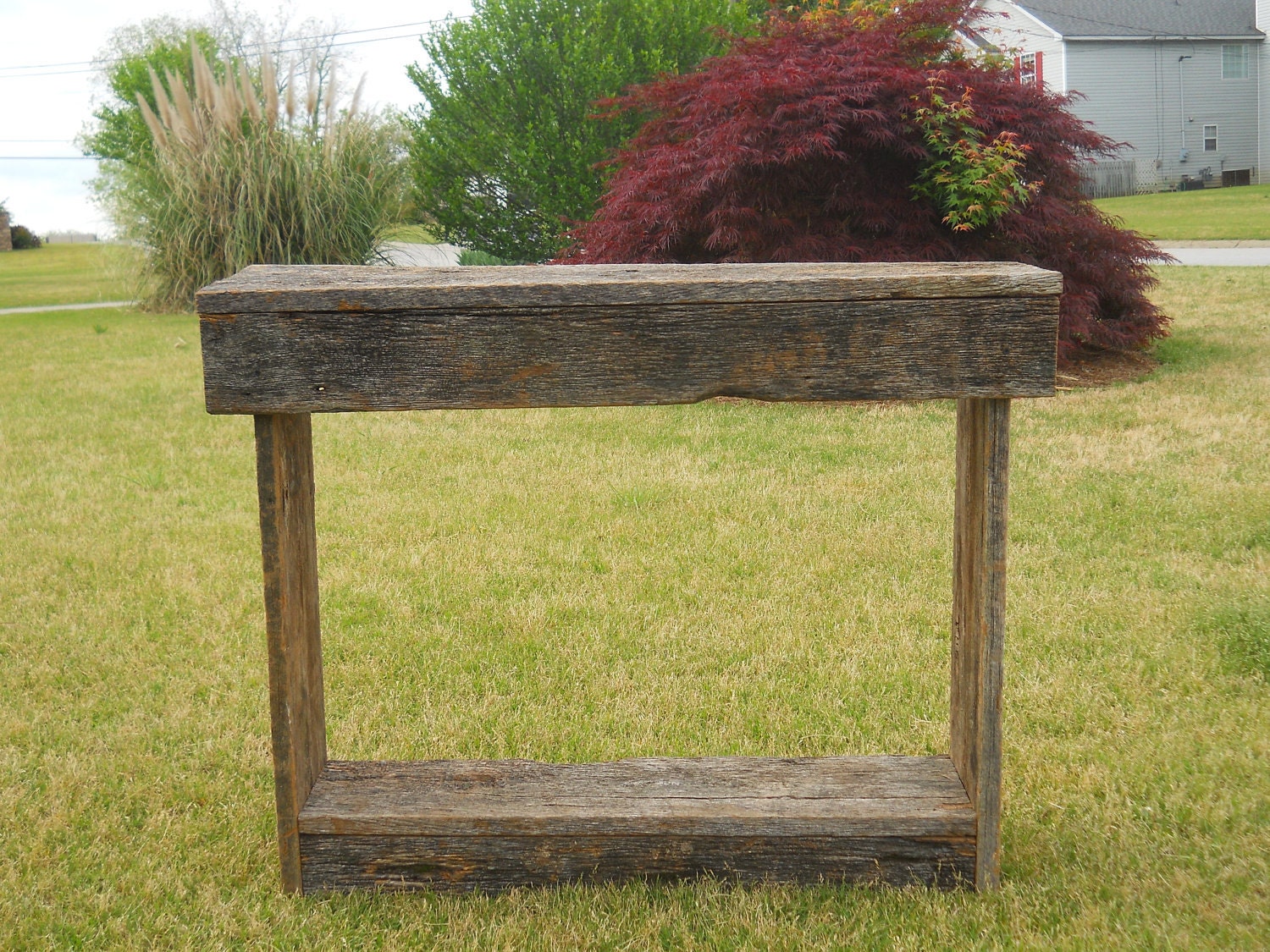 Barnwood Table Barnwood Sofa Table Rustic table