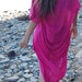 Shredded Pink Shirt - Tunic - Dress