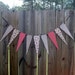 Sock Monkey and Burlap Party Banner
