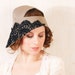 Blue summer hat 1920s hat Flapper hat Cloche hat Blue cloche hat Headband hat Lace hat Blue cloche Blue hat Woman blue hat Summer cloche