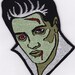 5" Zombie Elvis Embroidery Applique Patch