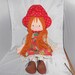 HOLLY HOBBIE 1988 Rag doll 20 inch amtoy holly hobbie cute doll