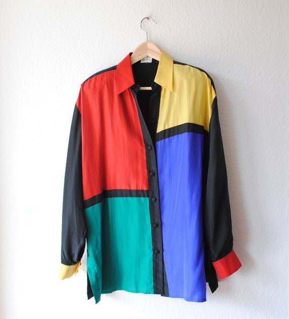 color block 90s outfits