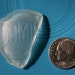 clear beach glass,dominion, galveston texas gulf coast, genuine sea glass