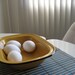 Vintage Mustard Yellow Enameled Metal Tray