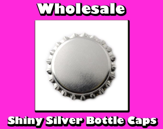 200 Silver Bottle Caps Make Bottle Cap Pendants