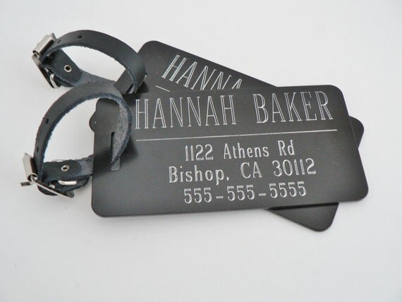 Personalized Luggage Tags