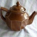 Beautiful Brown Vintage Lusterware Teapot