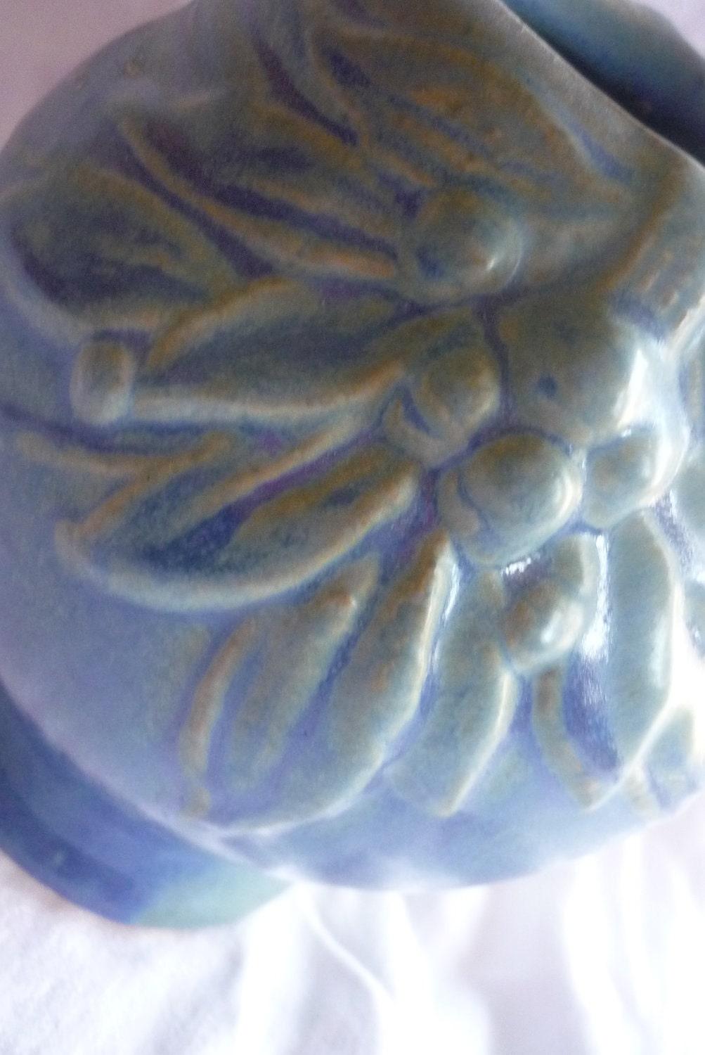 Nelson McCoy Pottery Co. Blue Vase Treasury Item