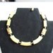 Yellow Bead Necklace Made In Japan, decorated with Butterflies