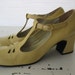 RESERVED. mary janes. CUT OUT. 1960s. size 7.5. mod.