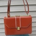 1950s Mad Men Deep Red Purse