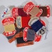 Lot of vintage yarn mending cards Crewel Embroidery