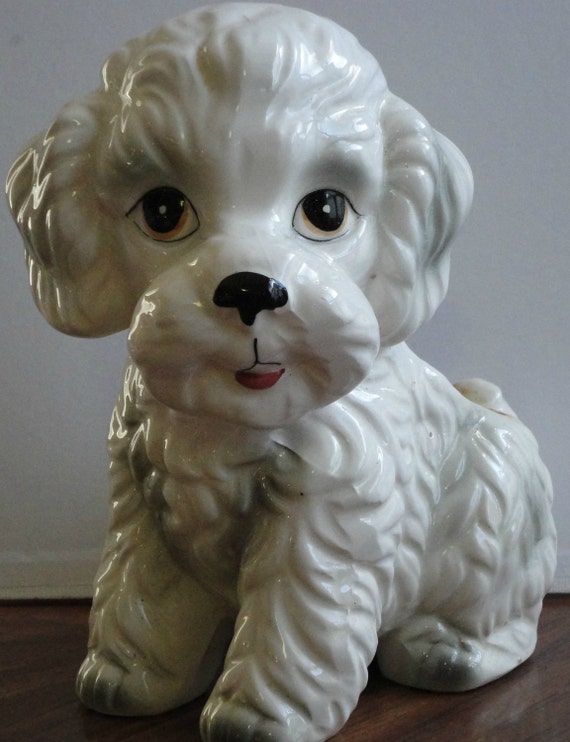 Vintage Dog Planter