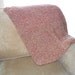 SALE - red baby blanket