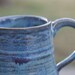 Blue Mug - hand thrown stoneware pottery