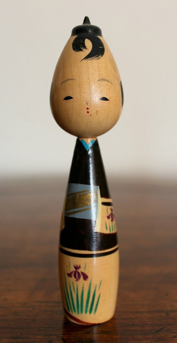 Vintage Japanese Male Kokeshi Doll