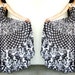 NO.39 Black & White Cotton Gauze Mixed Print Maxi Dress, Summer