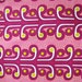 BY THE YARD Bright pink and yellow with golden dots african wax print / batik / ankara fabric - top quality super woodin