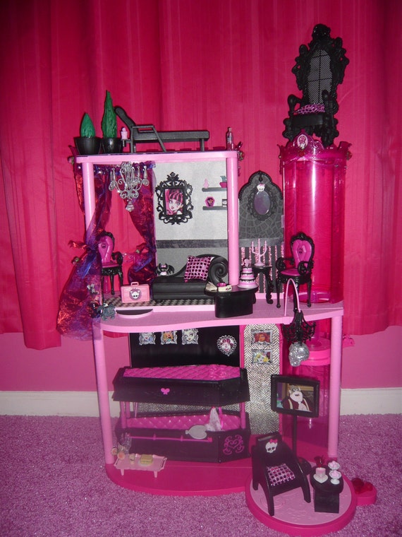 Items similar to Ooak custom Monster High Draculaura ...