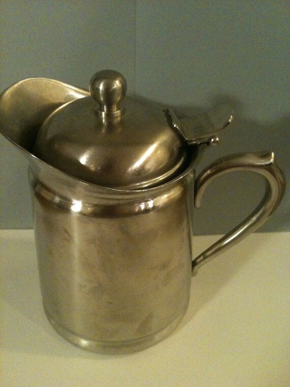 Coffee Carafe Serving Pitcher 24 oz Stainless by FarmHouseFun