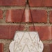 Vintage Beaded Floral Change Purse / Clutch Made in Belgium Excellent Condition