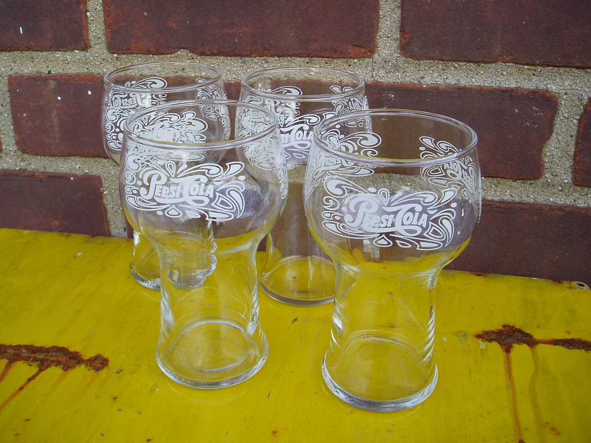 old pepsi cola glasses