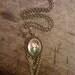 Daria Morgendorffer antique colour gold chain cameo metal necklace