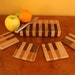 Wet-Bar Set-Small Cherry/Maple/Black Walnut End Grain Cutting Board/Chopping Block with 4 Coasters