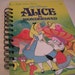 Alice in Wonderland Little Golden Book Recycled Journal